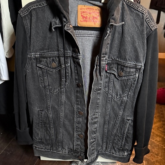 Levi's Other - Levi's jean jacket with hood